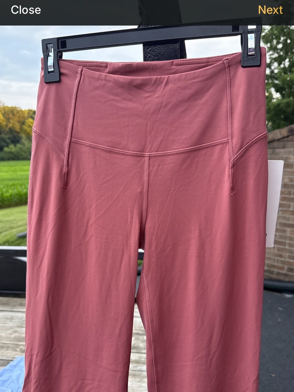 lululemon athletica Groove SHR Split-Hem Flare Pants in Dusty Rose